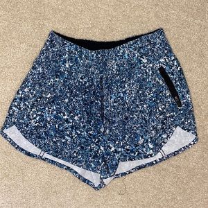 patterned special edition lululemon tracker shorts